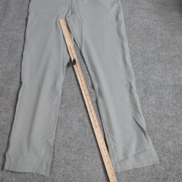 Straight Down Mens Pants 34 x 32 Gray Solid Chino Performance Golf NEW - Picture 2 of 9
